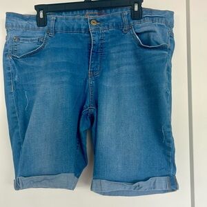 Faded Glory Light Blue Jean Shorts